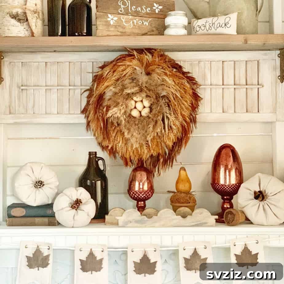 DIY Drop Cloth Pumpkin