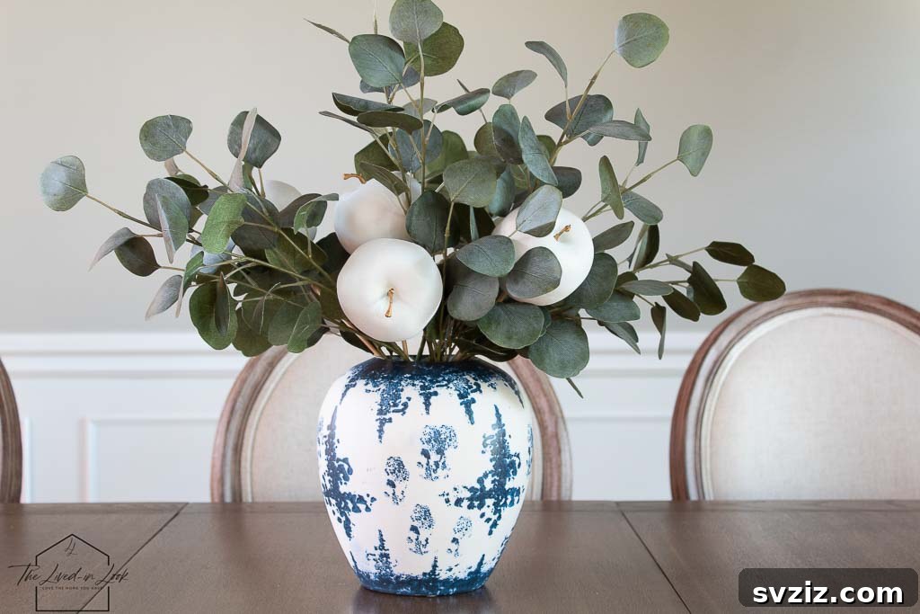 Faux Apple Centerpiece