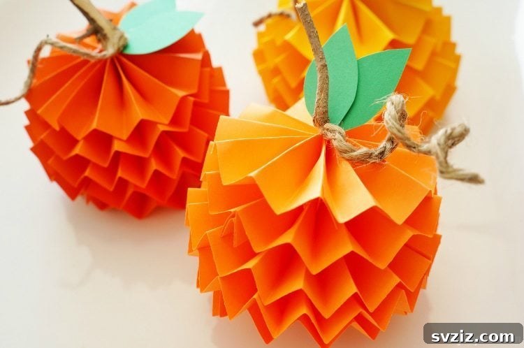 Paper Pumpkins