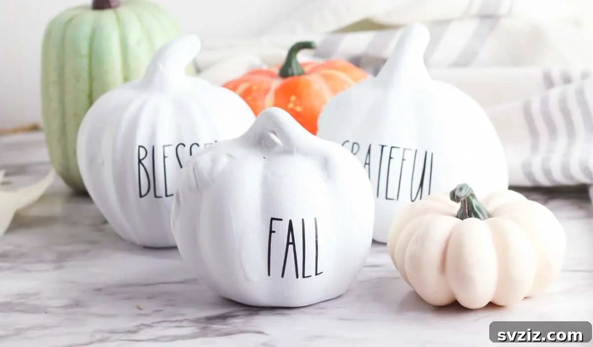 Dollar Store Pumpkins