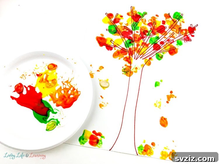 Pumpkin Seed Painting Craft