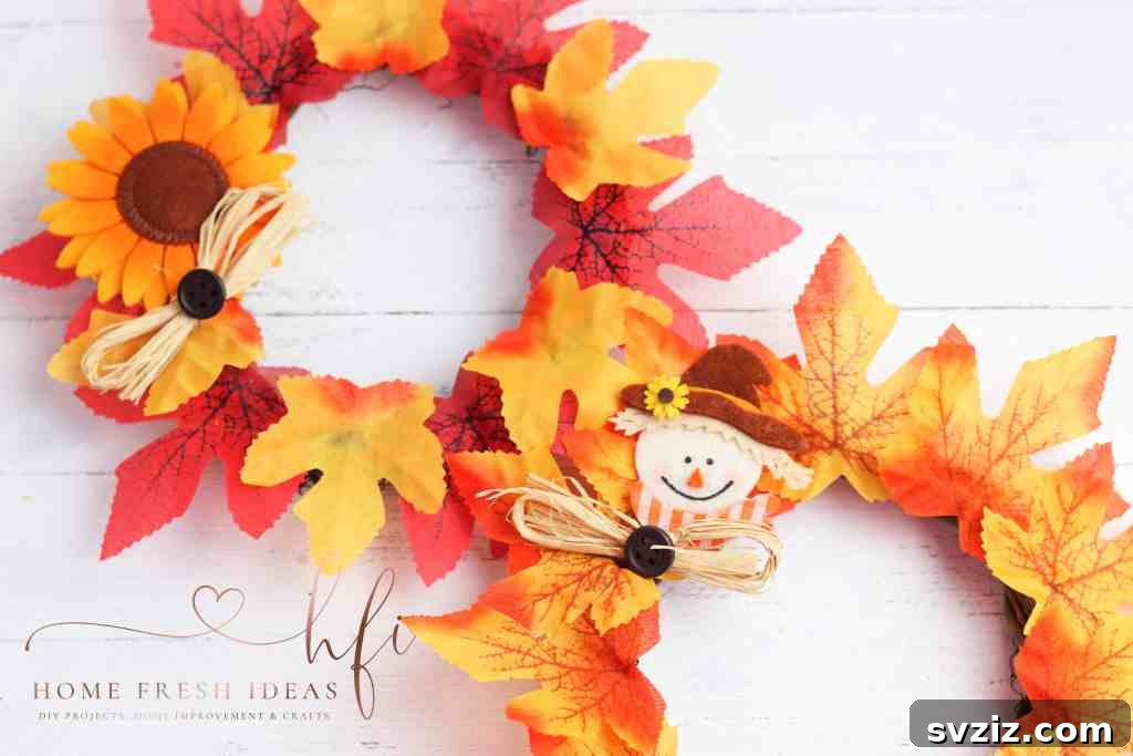 Scarecrow Wreath Craft
