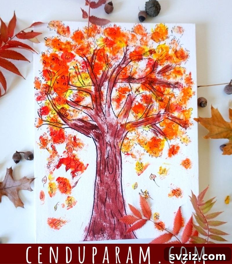 Autumn Tree Painting