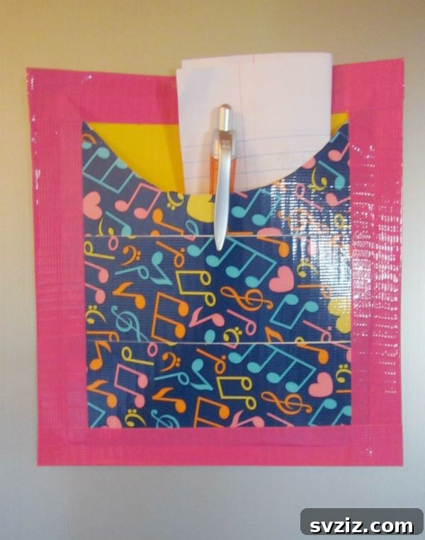 DIY Locker Pocket
