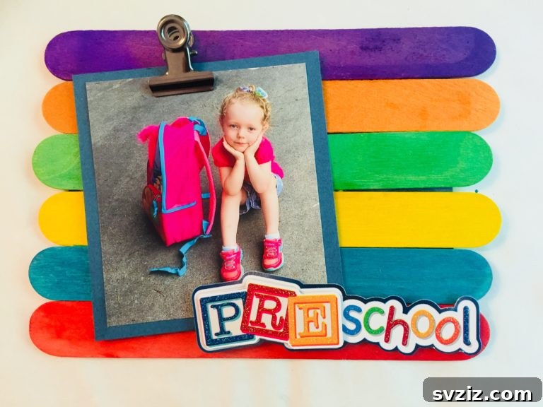 Popsicle Stick Frame