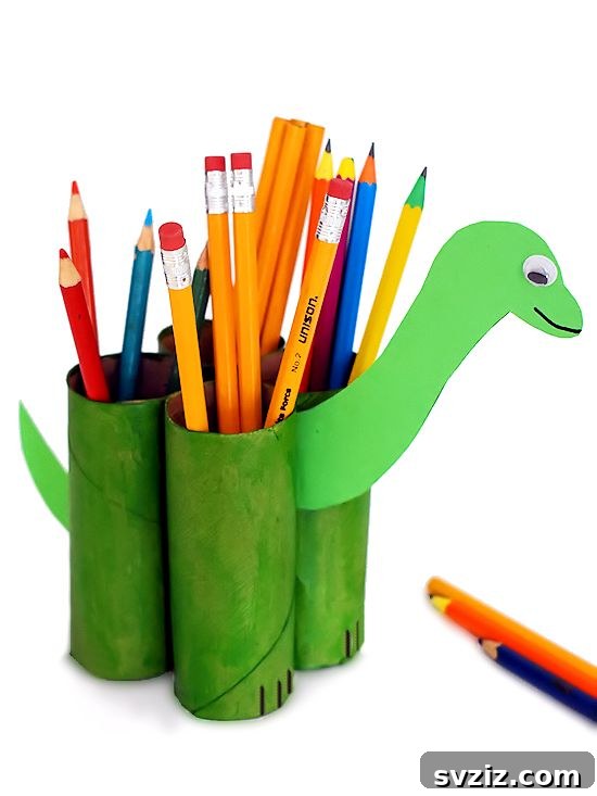 Dinosaur Pencil Holder