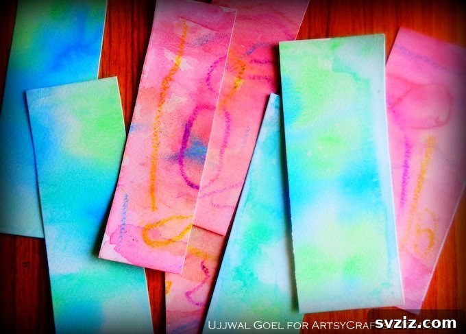 Watercolour Bookmark