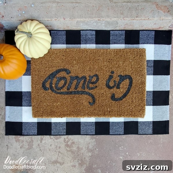 Stencil Doormat
