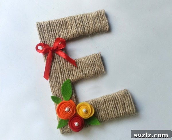 Fall Inspired Letter