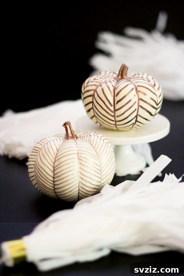 Herringbone Pumpkins