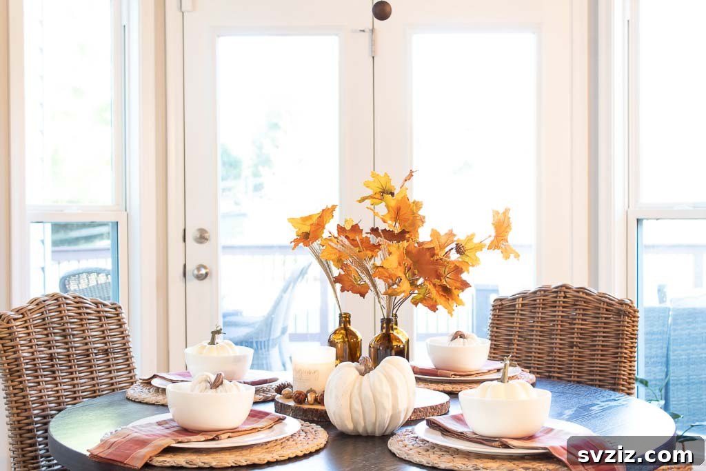 Pumpkin Place Setting