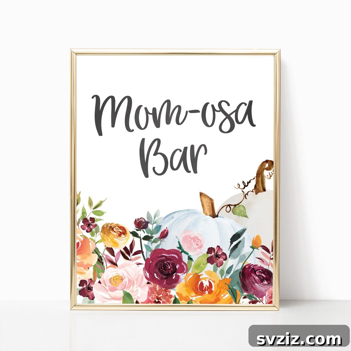 Harvesting Joy: 27 Fall Baby Shower Concepts 25 Fall Mom-osa Bar Sign