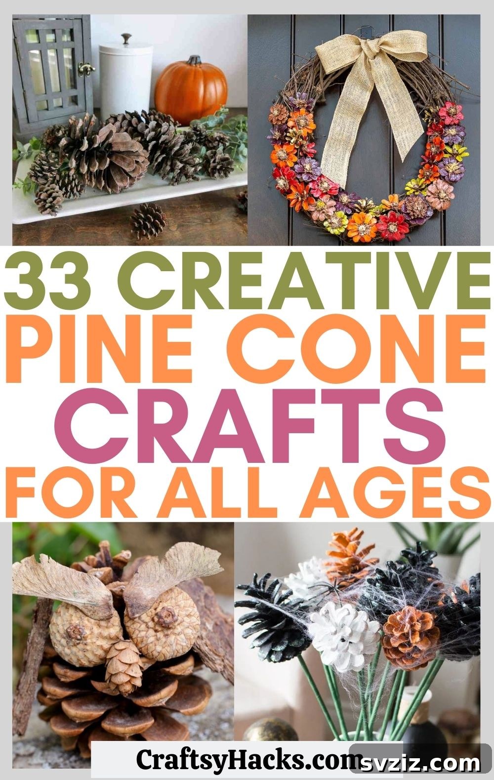 Charming Autumn Pine Cone Creations 2 pine cone crafts