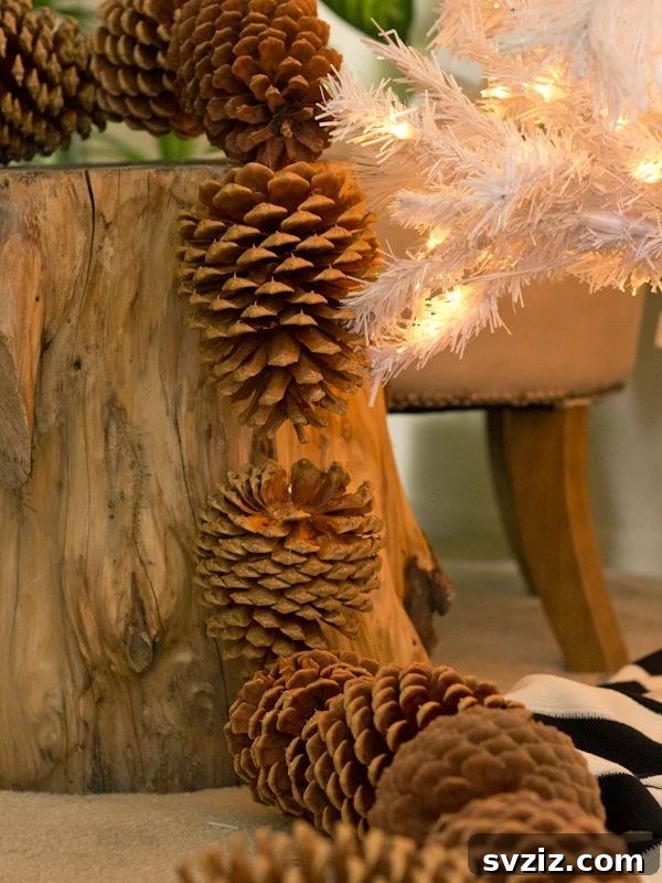 Charming Autumn Pine Cone Creations 13 Pinecone Garland