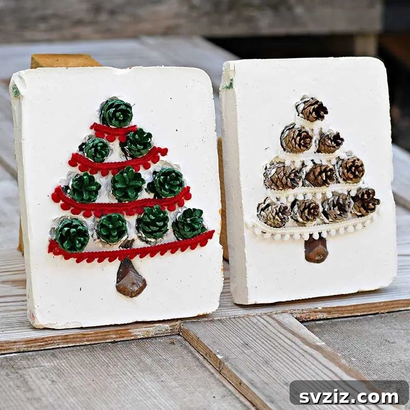 Charming Autumn Pine Cone Creations 15 Christmas Tree