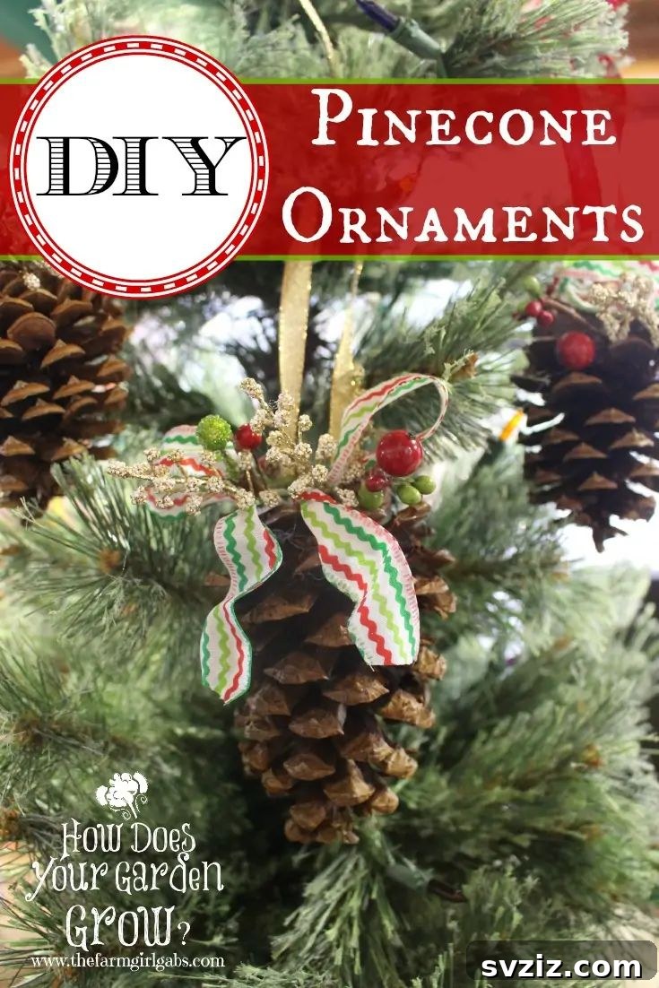 Charming Autumn Pine Cone Creations 20 Rustic Ornaments