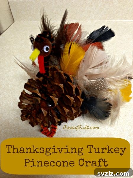 Charming Autumn Pine Cone Creations 21 Pinecone Turkey