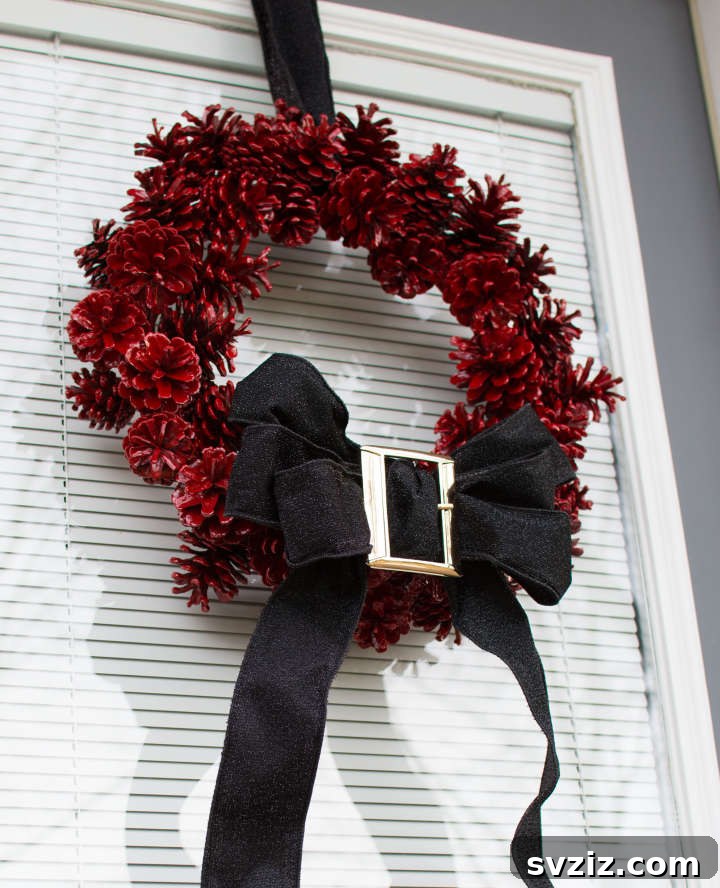 Charming Autumn Pine Cone Creations 23 Pinecone Wreath