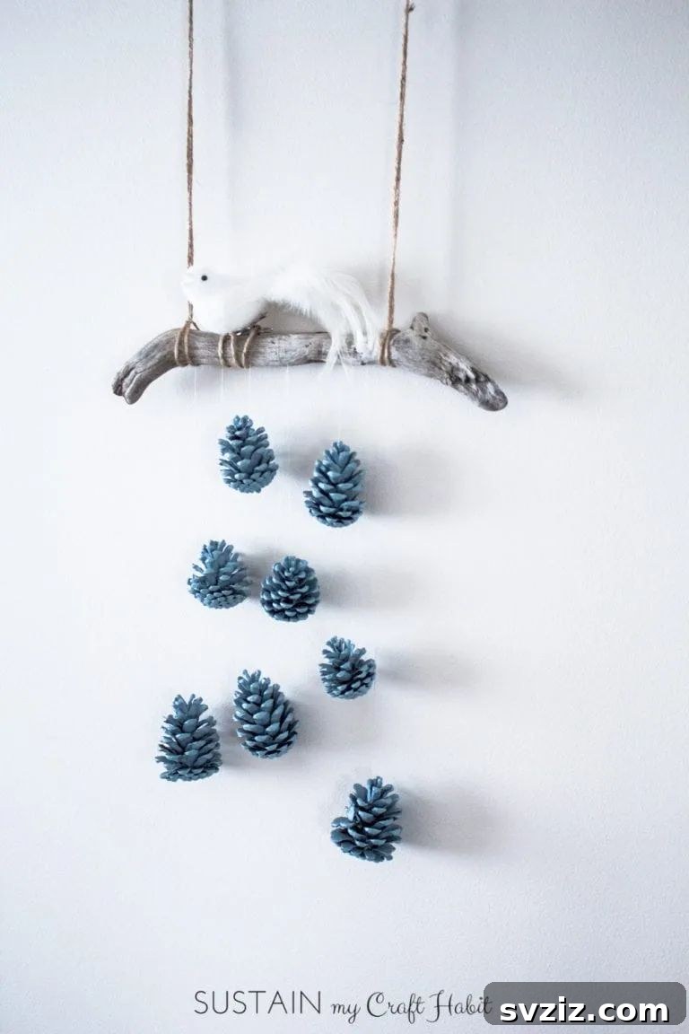 Charming Autumn Pine Cone Creations 34 DIY Wall Art