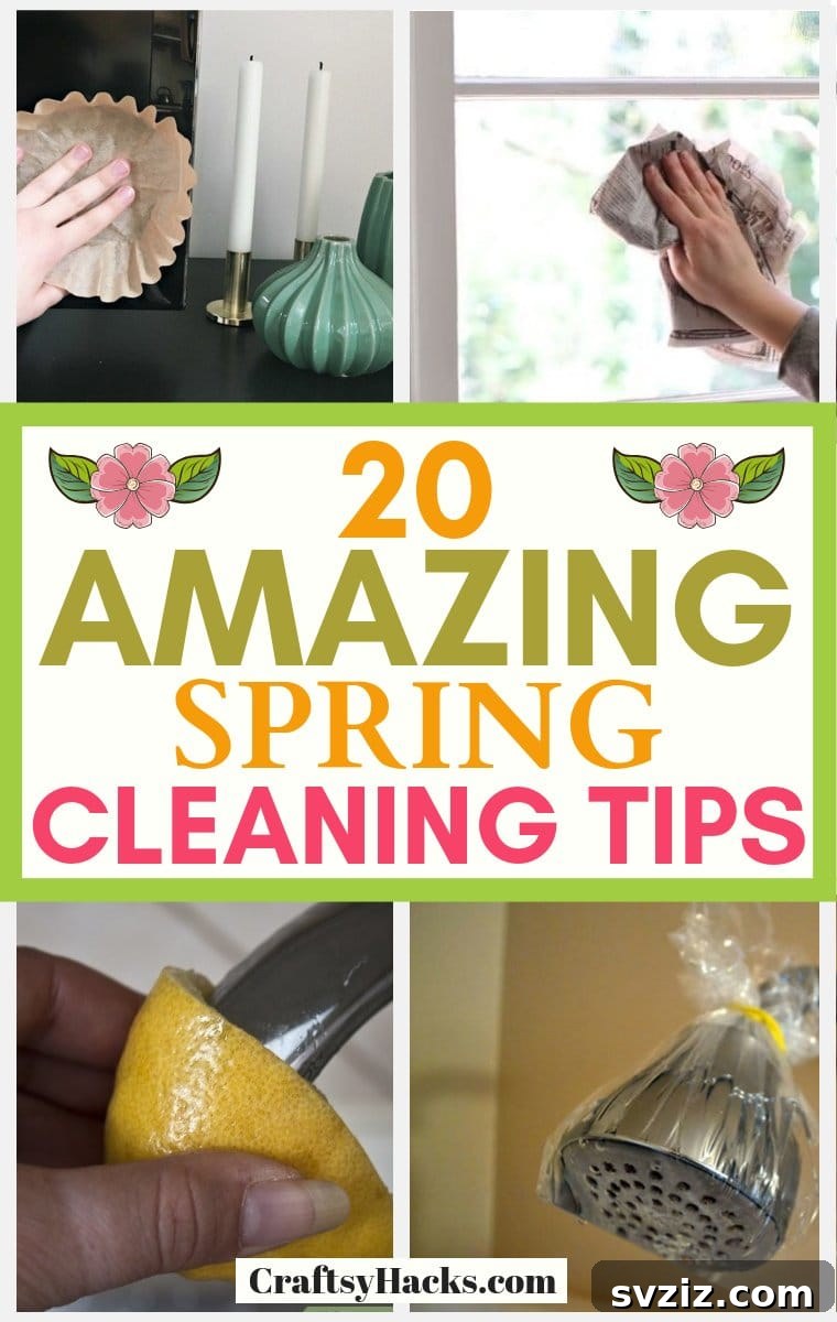 20 Brilliant Hacks for a Sparkling Spring Clean 2 20 Amazing Spring Cleaning Tips for a Sparkling Home
