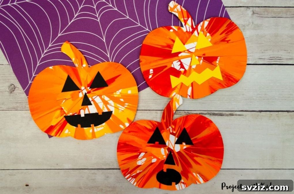 Pumpkin Spin Painting