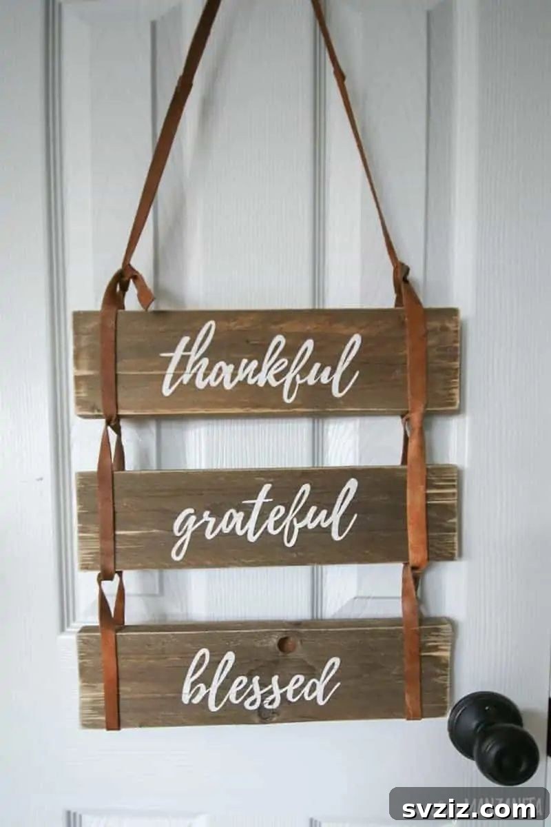 Thankful Wood Pallet Sign