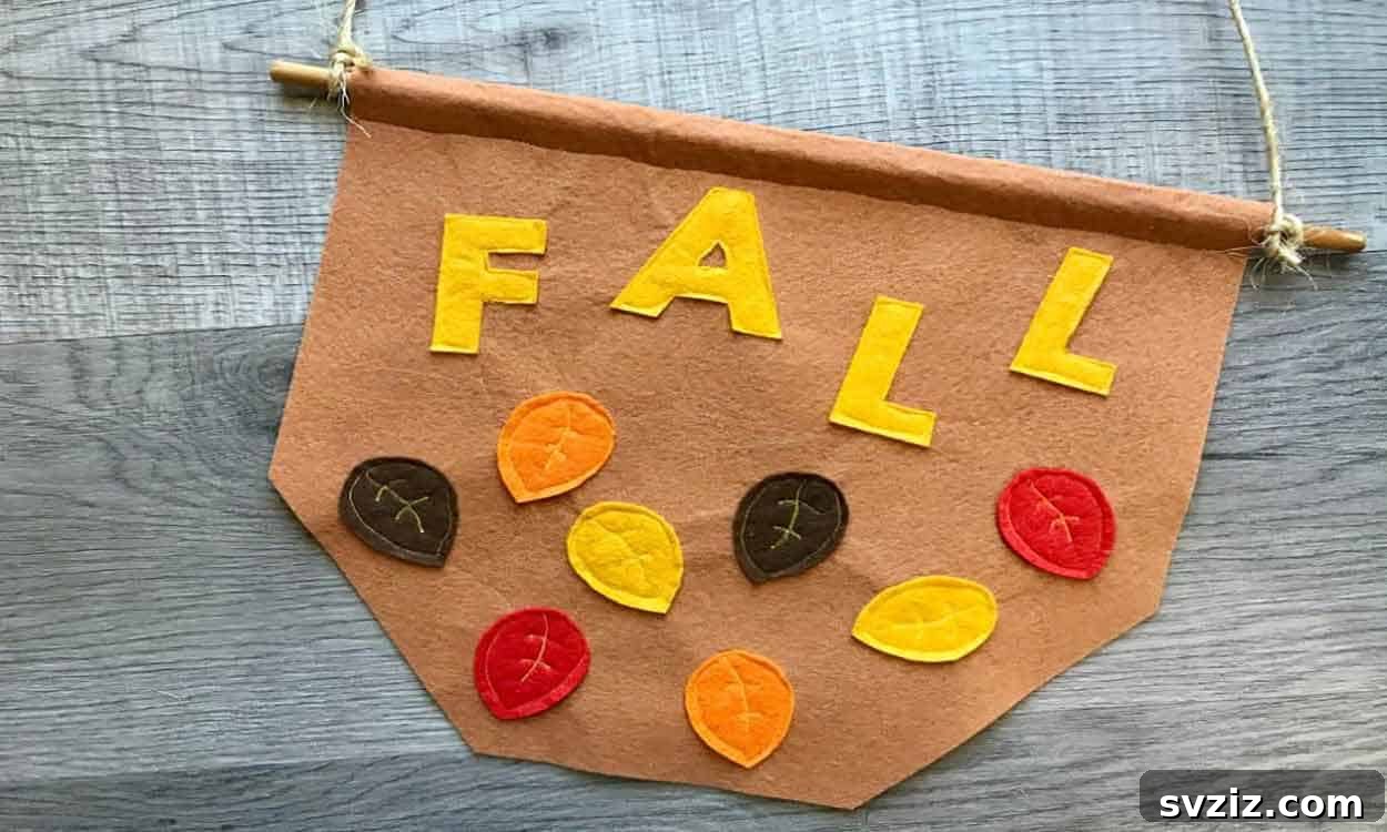 Fall Leaves Sewing Project