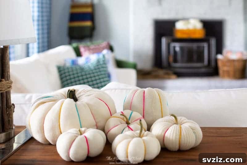 Scrap Fabric Pumpkins