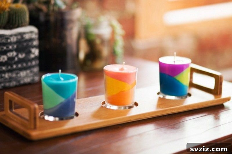 Creative Classroom Crafts for Educators 14 Colorful DIY Candles from Crayons