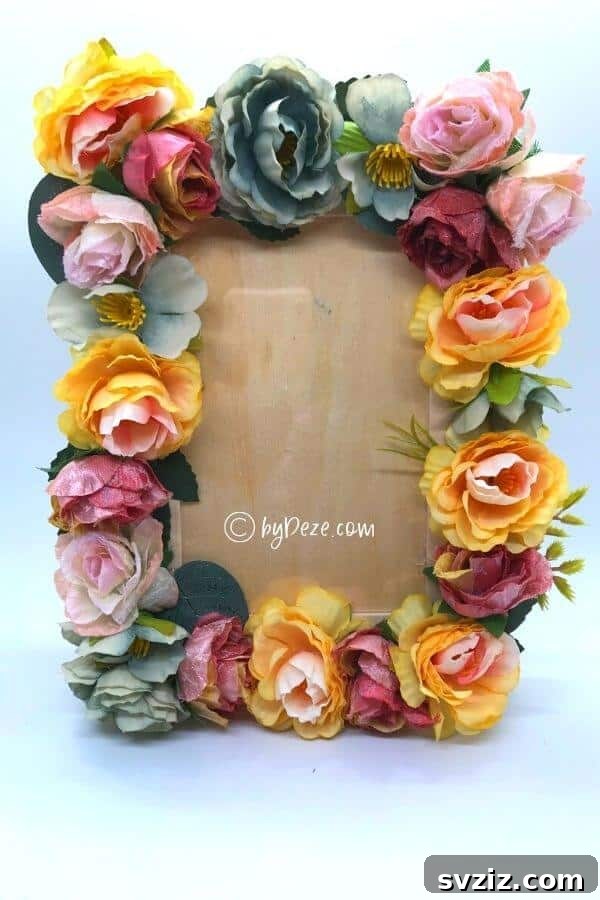 Creative Classroom Crafts for Educators 4 DIY Flower Picture Frame for Classrooms