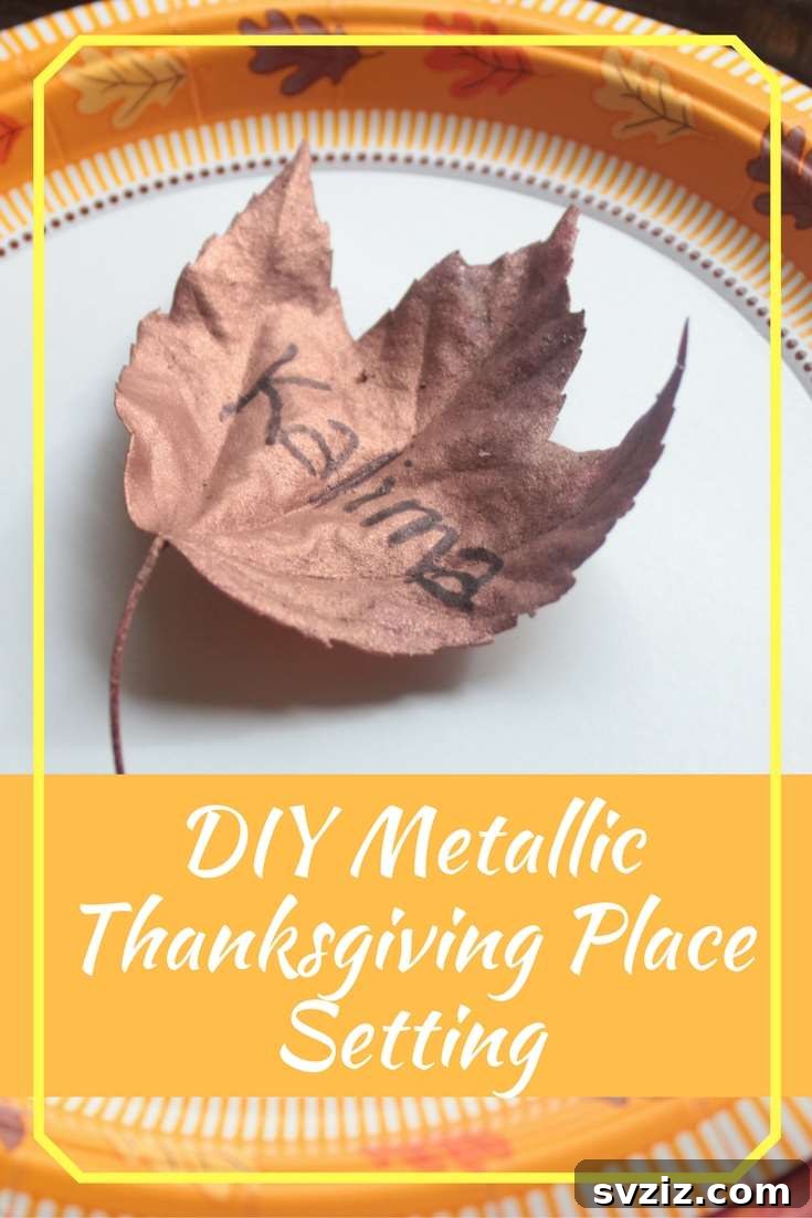 27 Festive Thanksgiving Craft Ideas 16 DIY Thanksgiving Place Settings