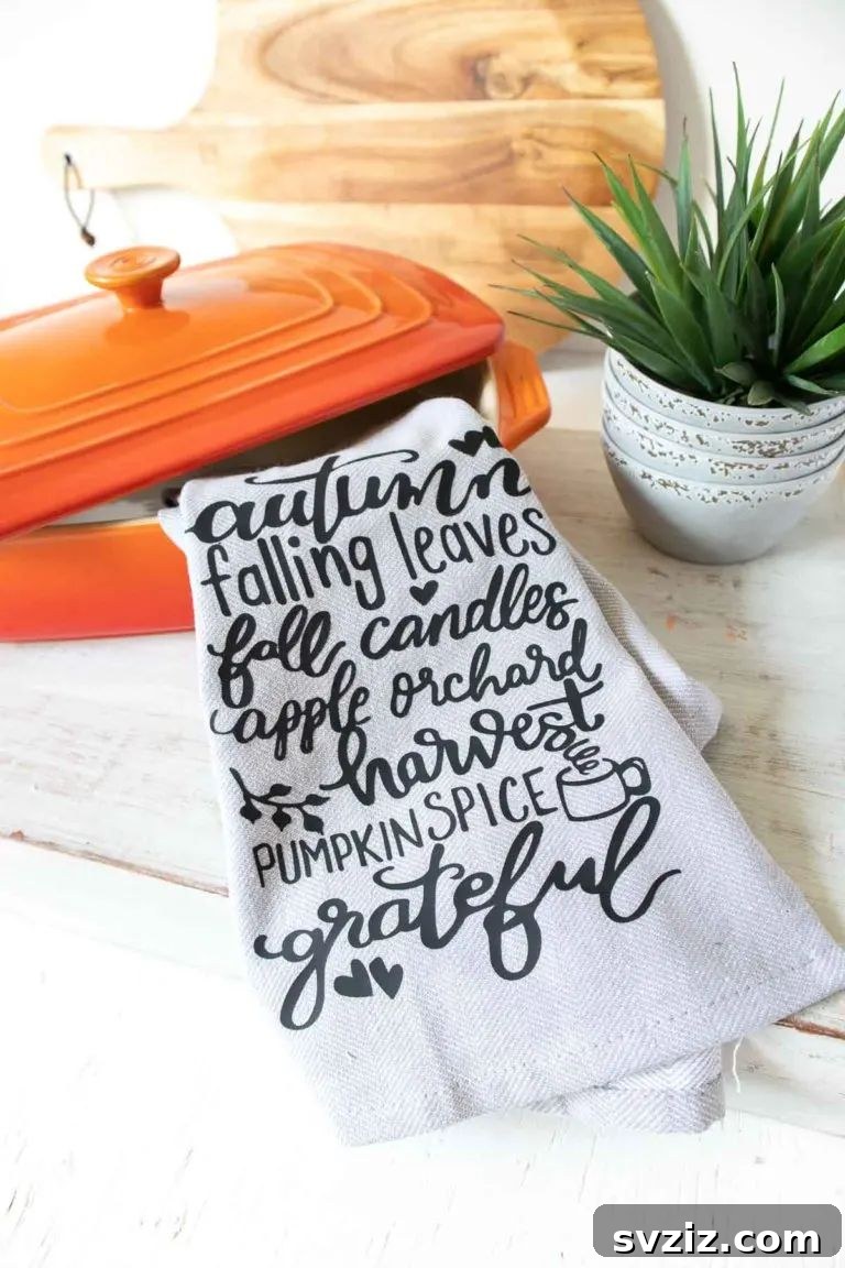 27 Festive Thanksgiving Craft Ideas 24 Tea Towels