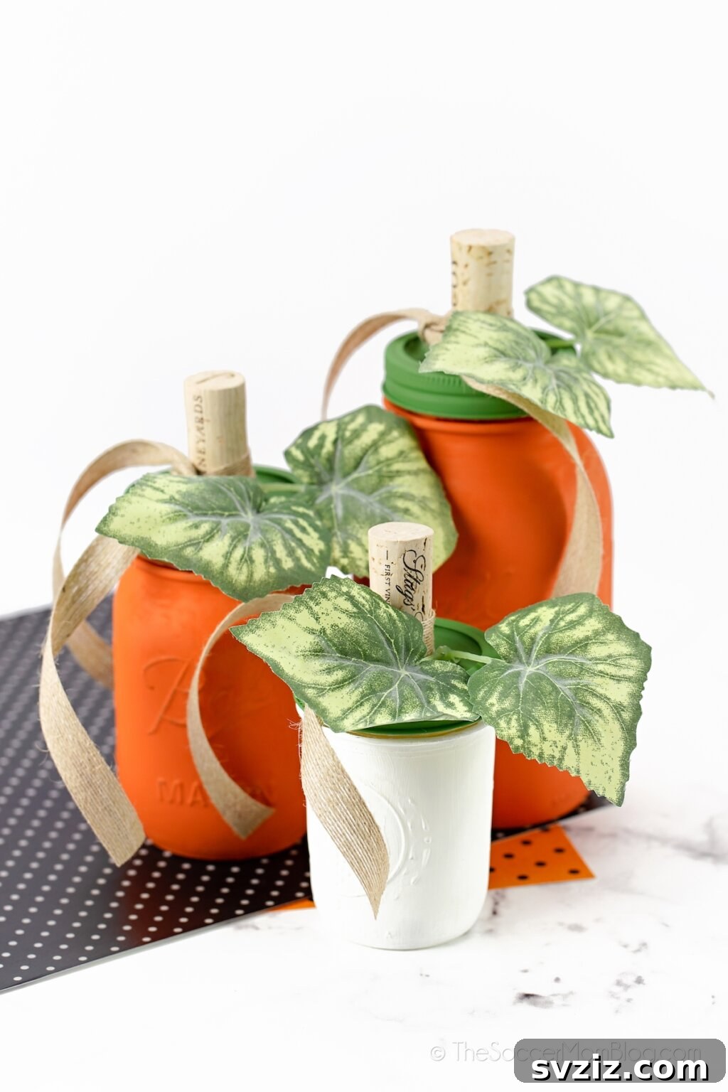 Pumpkin Mason Jars