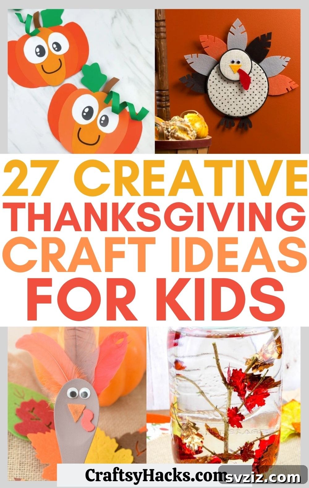 Festive Thanksgiving Crafts for Little Ones 2 kids thanksgiving crafts