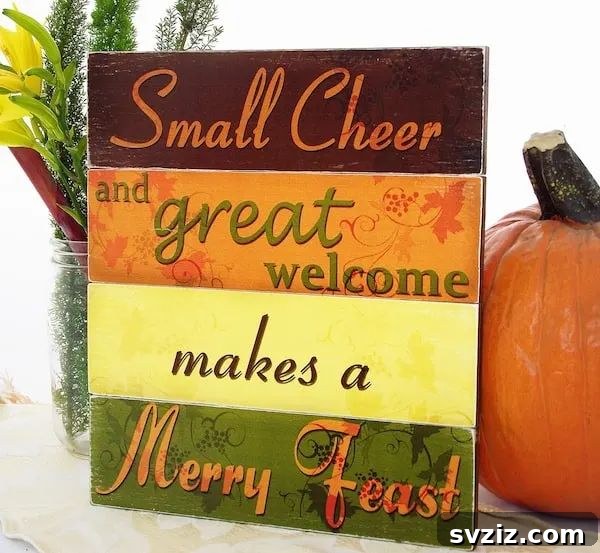 Merry Feast Thanksgiving Sign