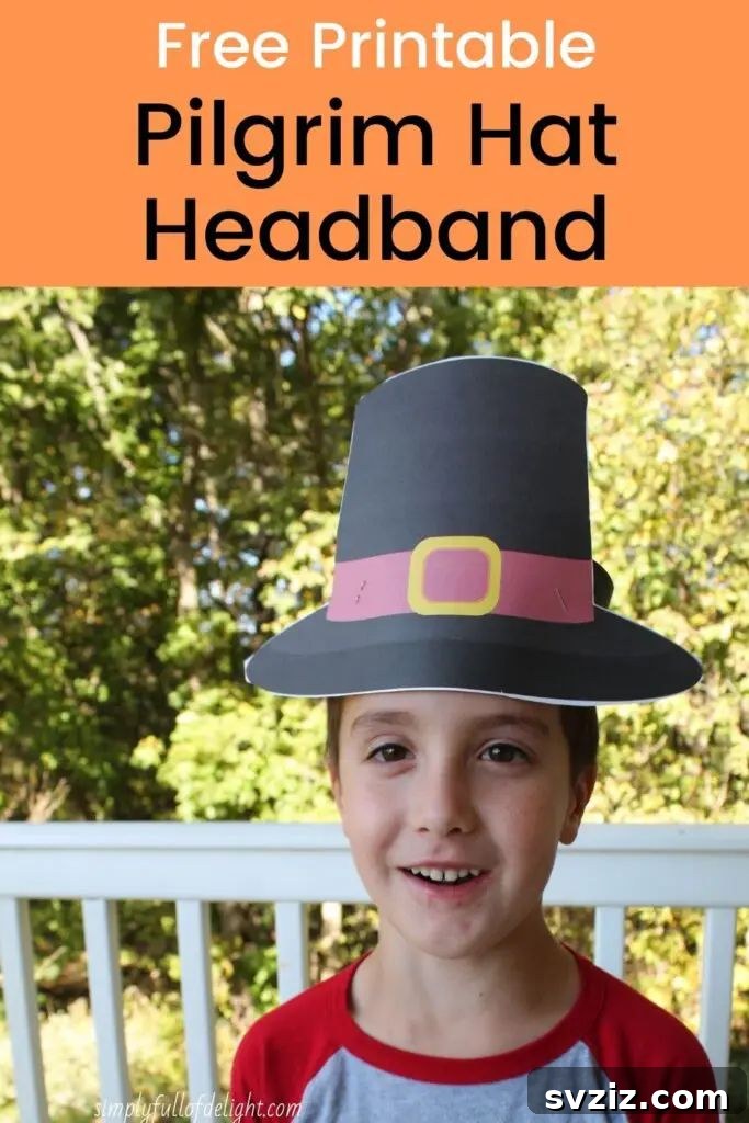 27 Fun Thanksgiving Crafts for Toddlers 18 Pilgrim Hats