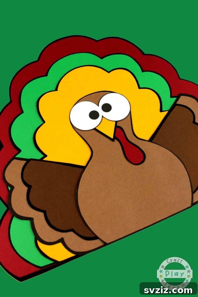 27 Fun Thanksgiving Crafts for Toddlers 5 Easy Paper Turkey Craft