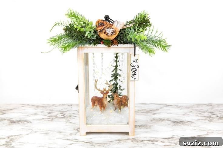 Cozy Winter Creations: 27 Craft Ideas for Grown-Ups 6 Winter Terrarium Home Decor