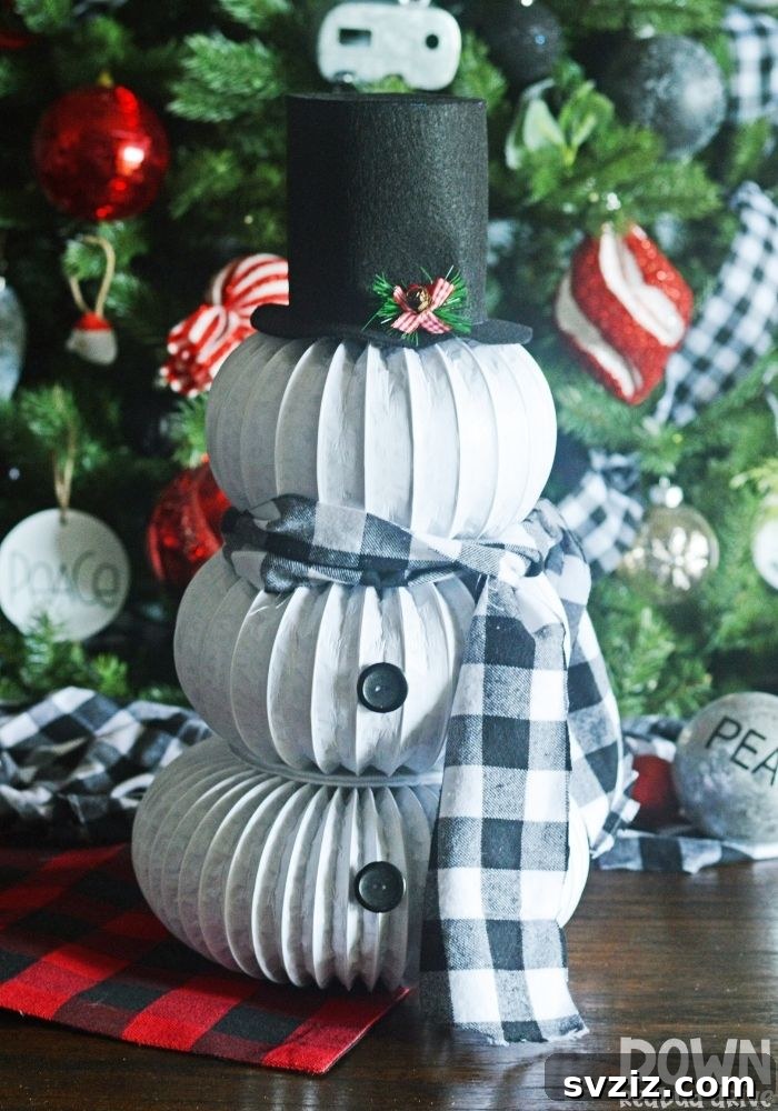 Cozy Winter Creations: 27 Craft Ideas for Grown-Ups 10 DIY Dryer Vent Snowman