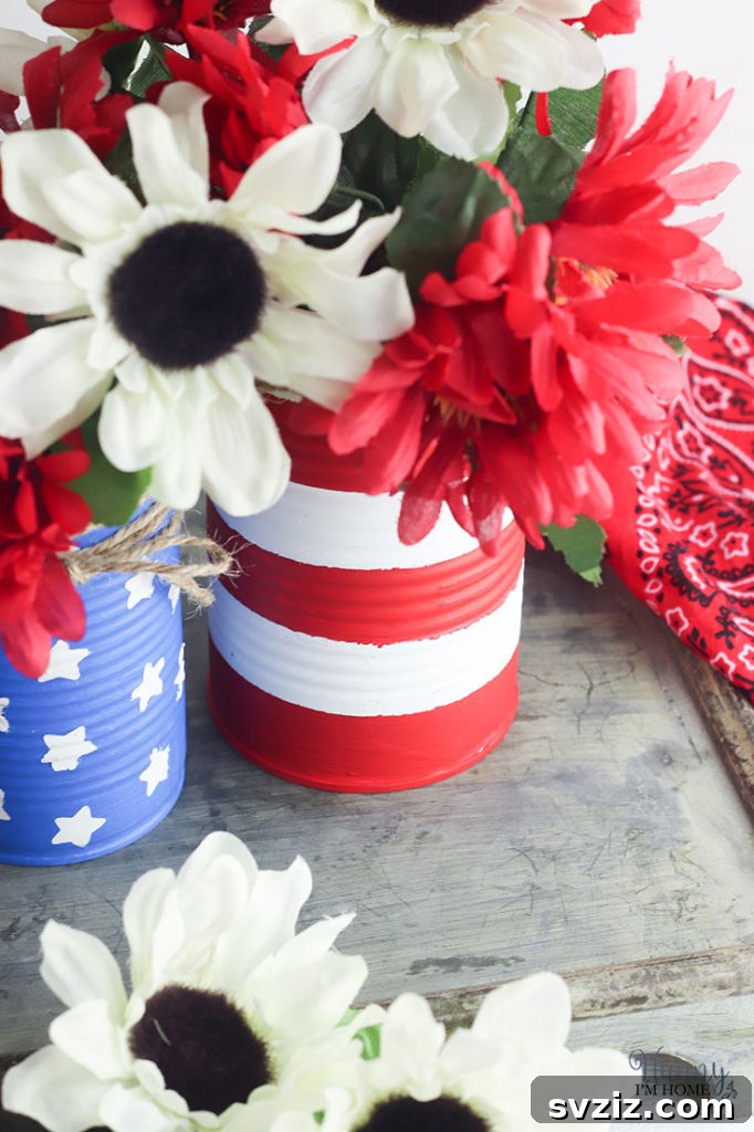 Rustic Farmhouse DIY Patriotic Decorations