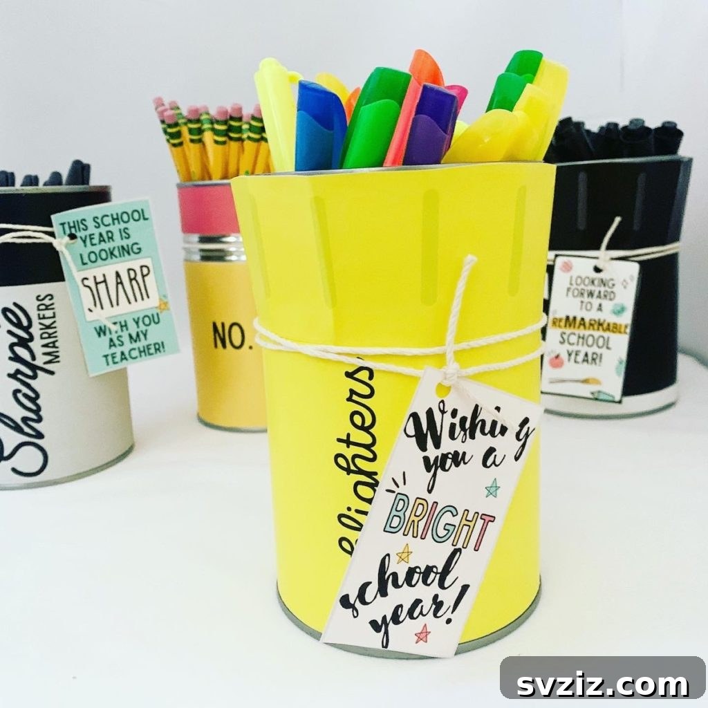 Back-To-School Pencil Holder