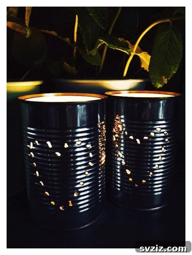 Tin Can Lanterns