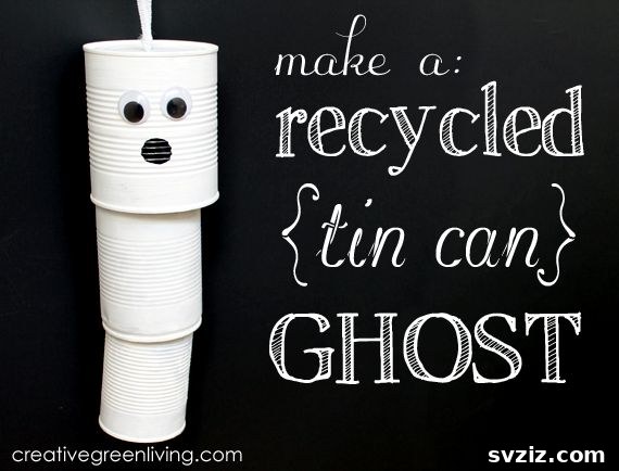 Ghost Tin Can Chimes