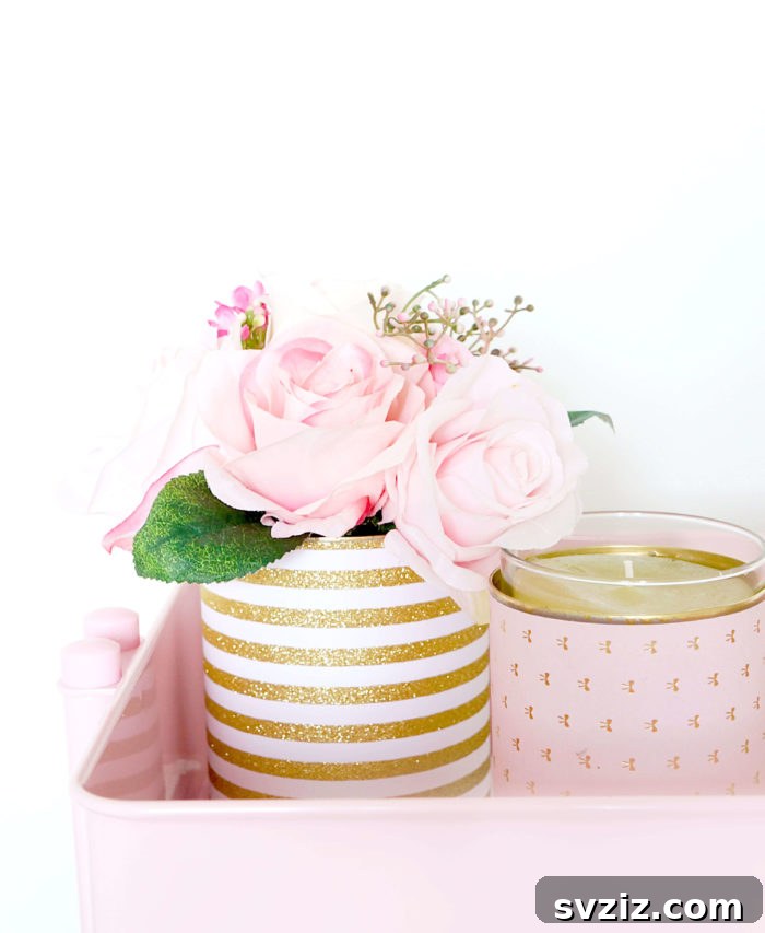DIY Tin Vase