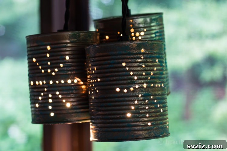 Tin Can Pendant Lights