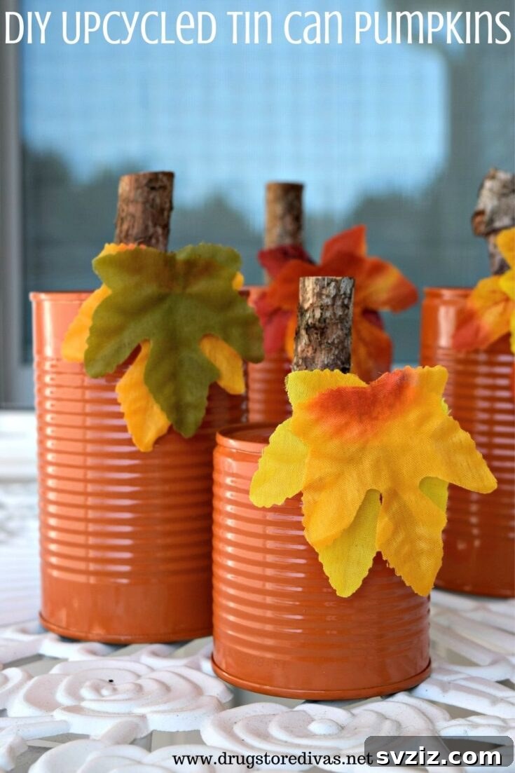 DIY Upcycled Tin Cans