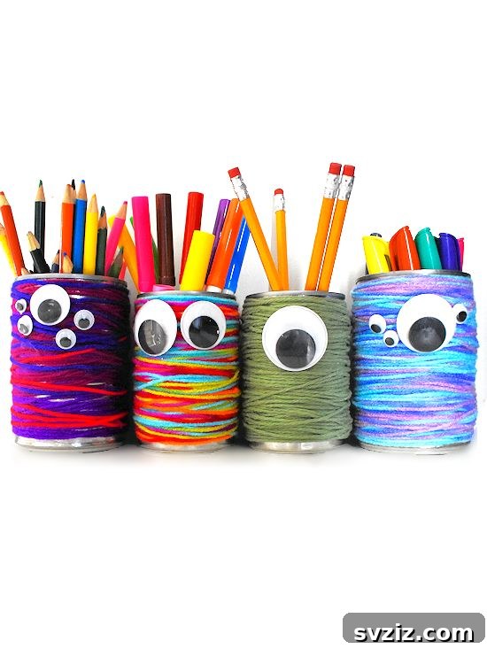 Monster Pencil Holder