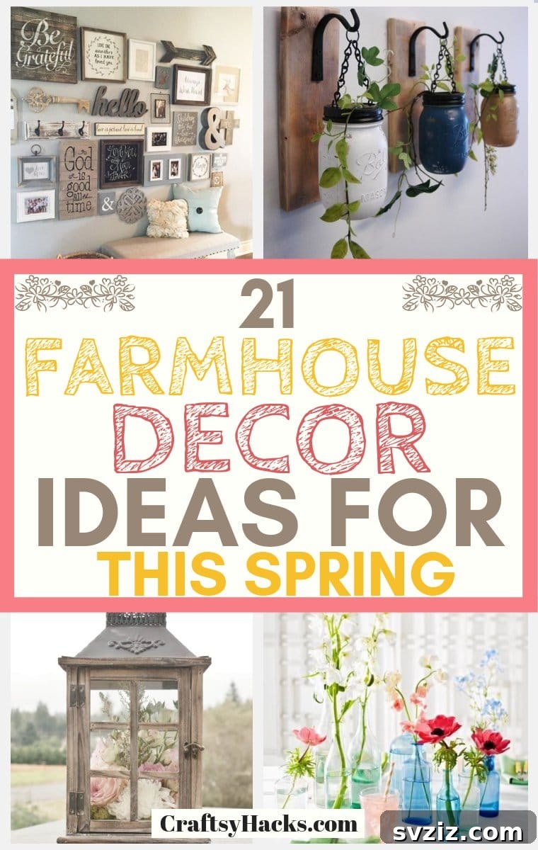 Fresh Farmhouse Spring Decor Ideas 2 Inspiring Farmhouse Spring Decor Ideas