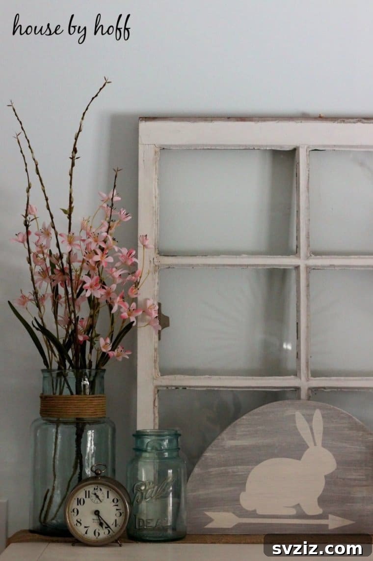 Fresh Farmhouse Spring Decor Ideas 15 Farmhouse Spring Vignette Decor Ideas