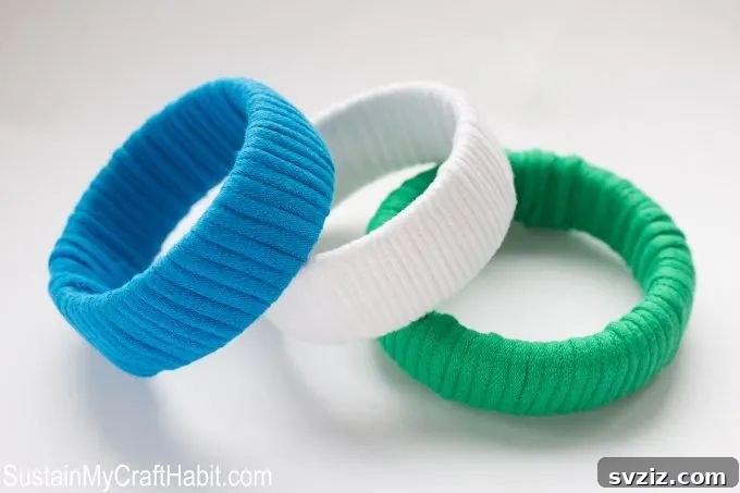 Yarn Wrapped Bangles
